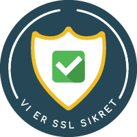 Nettsiden er SSL-sikret